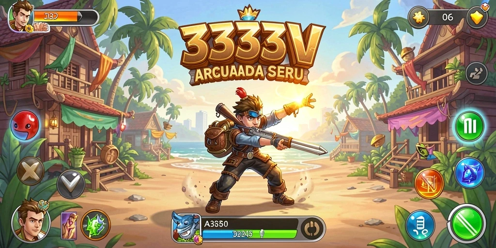 Screenshot gameplay 333V yang menampilkan aksi seru dalam permainan Arcade.