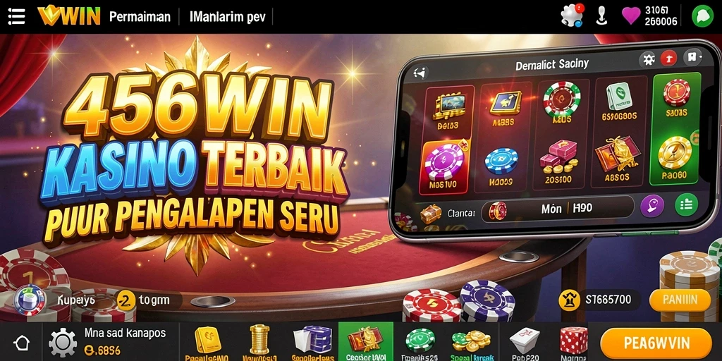 Tampilan utama gameplay Kasino yang menarik dan menyenangkan.