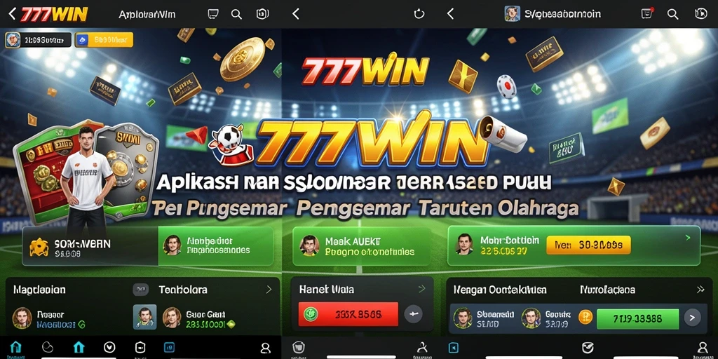 Screenshot 777WIN menampilkan gameplay taruhan olahraga yang menarik.