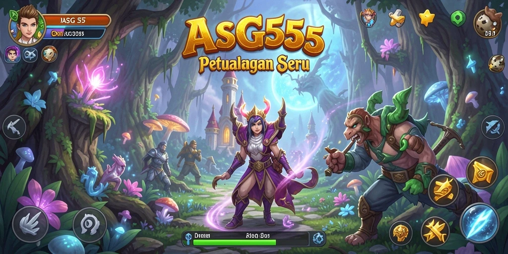 Tampilan gameplay ASG55 yang menampilkan aksi petualangan mendebarkan.
