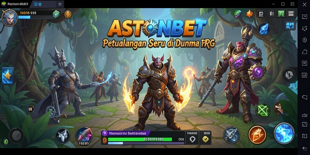 Tampilan gameplay menakjubkan di ASTONBET RPG.
