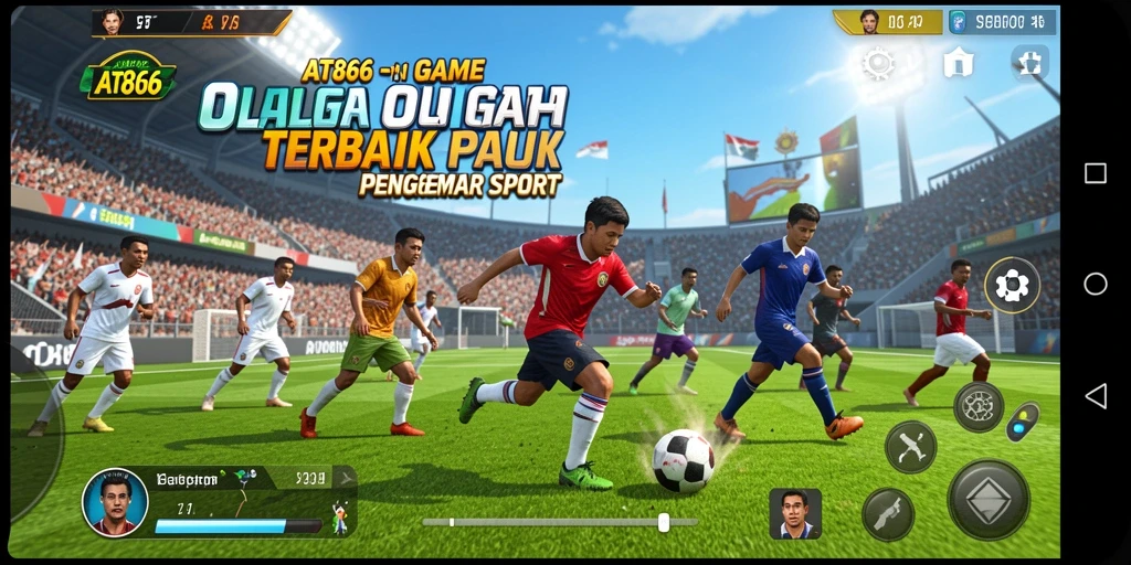 Gameplay AT866 yang menarik dengan berbagai cabang olahraga.