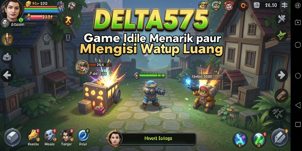Tampilan gameplay DELTA575 yang menarik dan interaktif.
