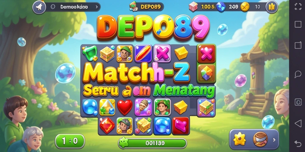Tampilan gameplay DEPO89 yang penuh warna dan menarik.