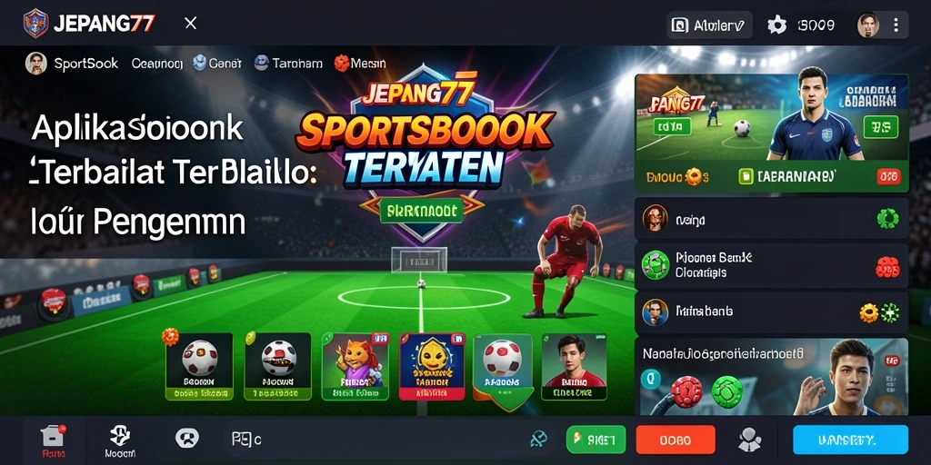 Tangkapan layar menunjukkan antarmuka taruhan yang intuitif di JEPANG77.