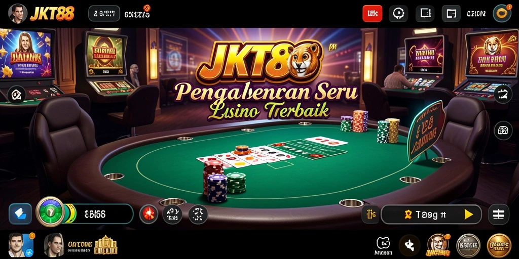 Tampilan permainan langsung di JKT88 yang mendebarkan.