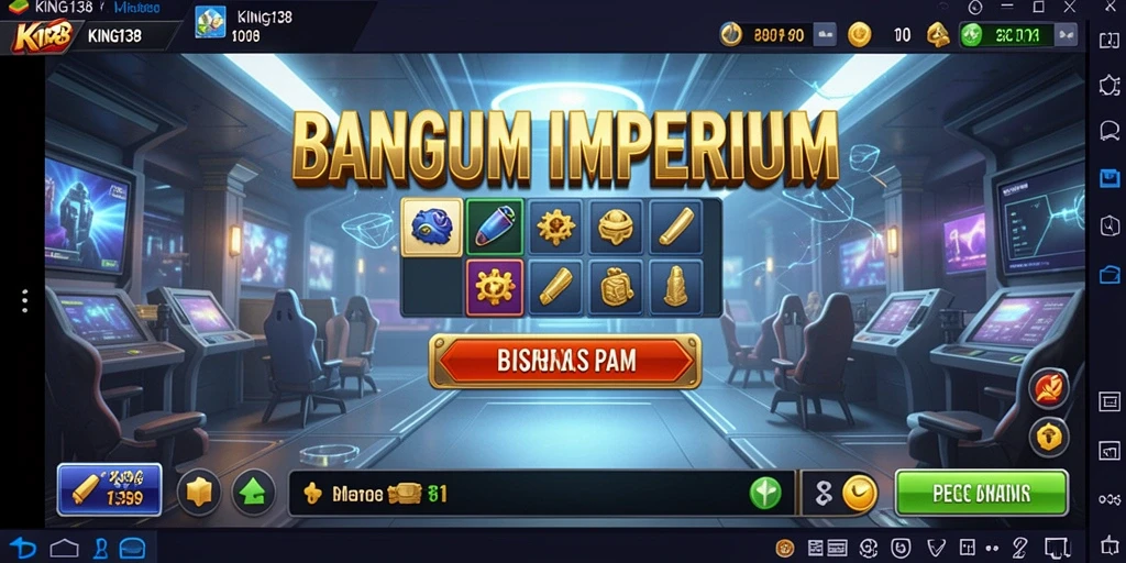 Gameplay KING138 yang seru dalam membangun bisnis Tycoon.