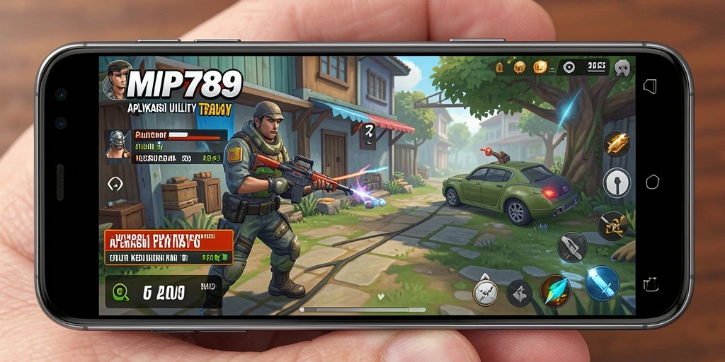 Tampilan antarmuka pengguna MVP789 yang sederhana dan informatif.