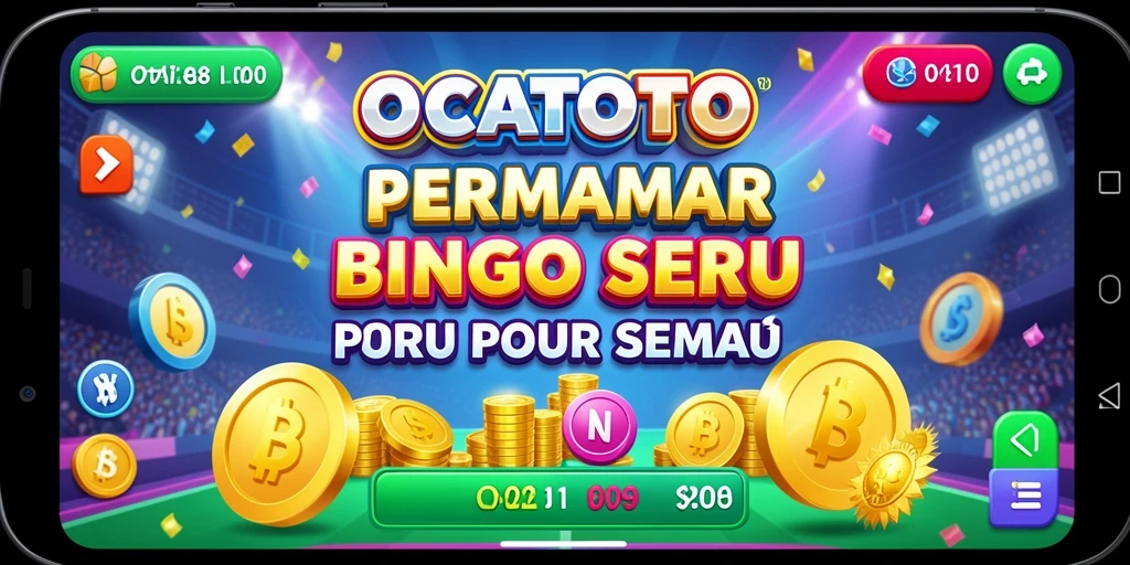 Screenshot OCATOTO menampilkan gameplay Bingo yang seru dan interaktif.