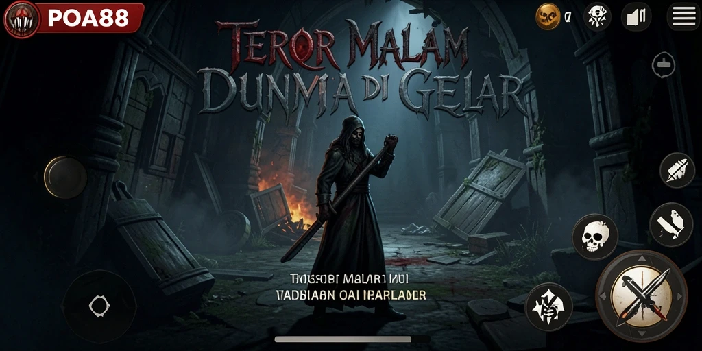 Tangkapan layar gameplay POA88 dengan suasana mencekam dan menegangkan.