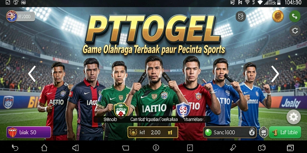 Screenshot gameplay PTTOGEL menampilkan aksi seru dalam olahraga.