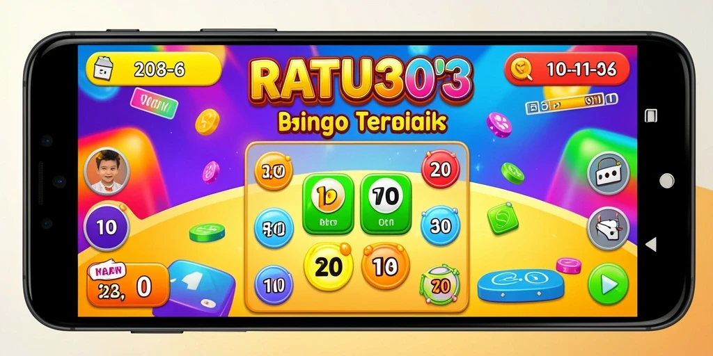 Screenshot gameplay RATU303 yang penuh aksi dan keseruan bermain Bingo.