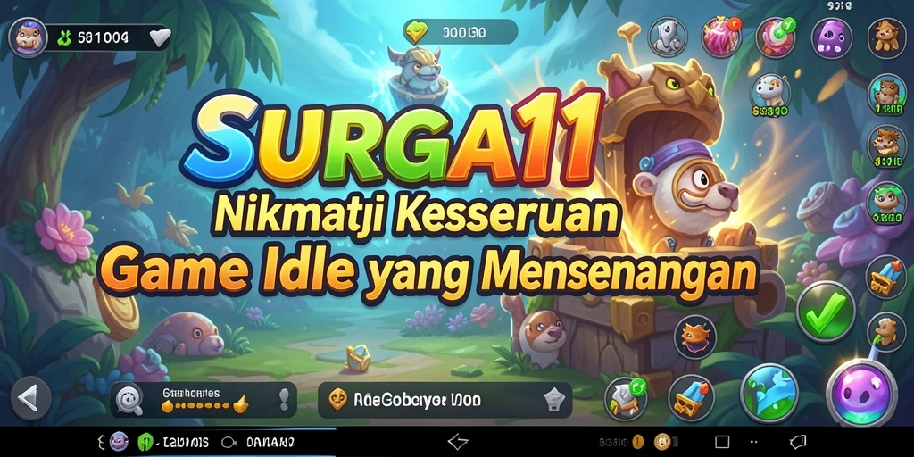 Tampilan gameplay SURGA11 yang menyenangkan dan adiktif.